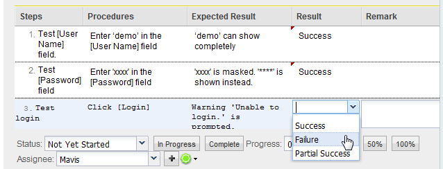 set failure