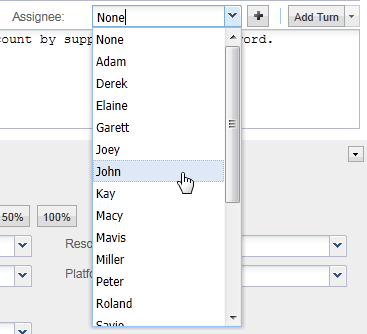 set assignee