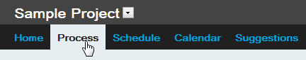 open process view