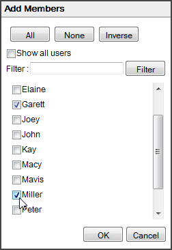 add members
