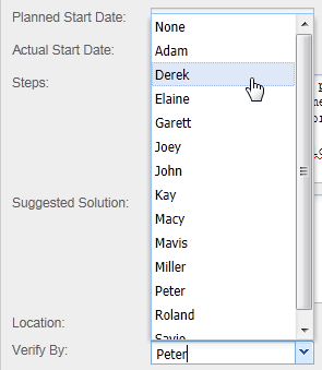 select verify by