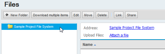 select root folder