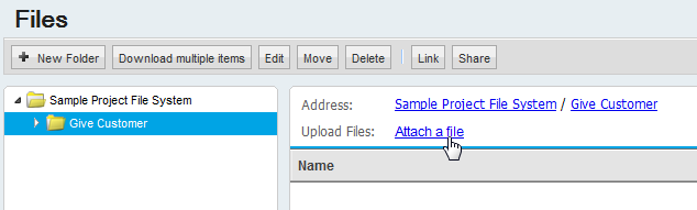 attach file