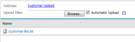 file uploaded
