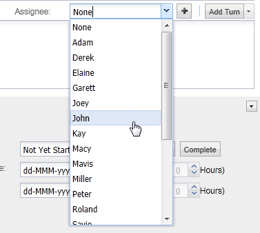 set assignee