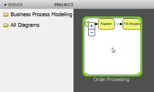 open diagram