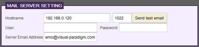configure mail server