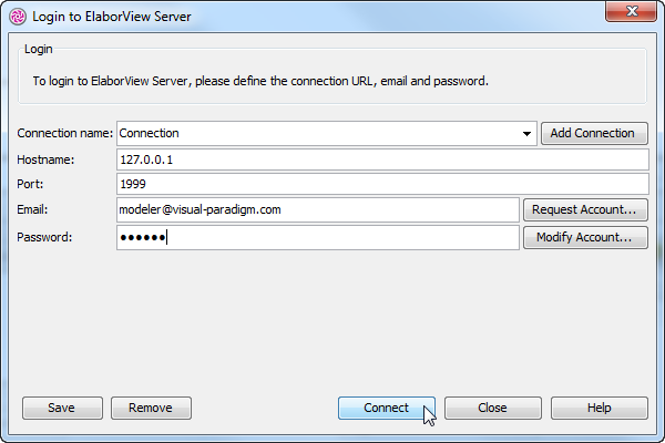 conn to server
