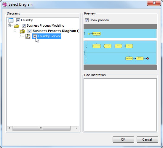 select diagram