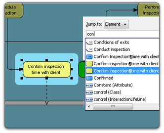 Diagram navigation
