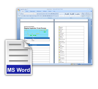 Generating MS Word 2007 report