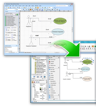 Import Visio drawings
