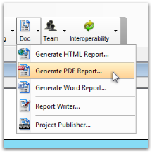 Produce professional report
