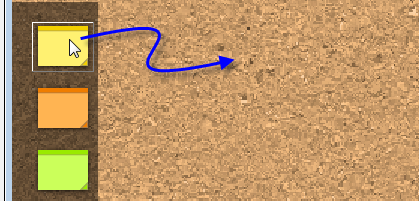drag note