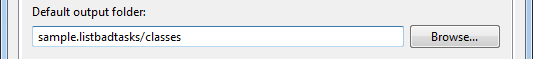 output folder