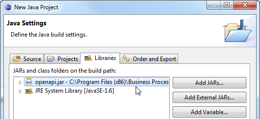 add ext jar