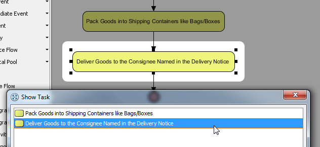 task highlighted