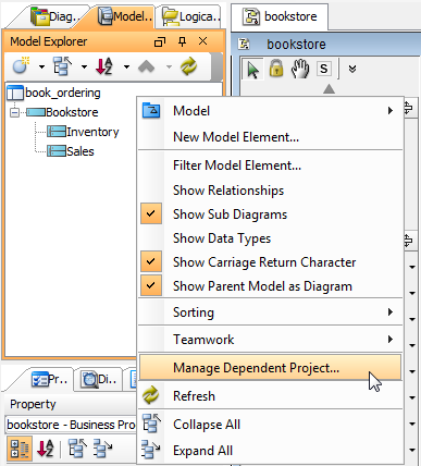 manage dep project