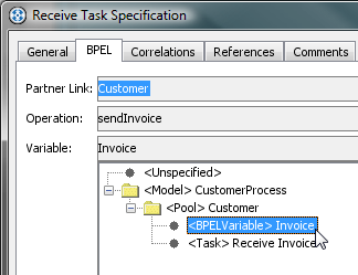 reveive invoice