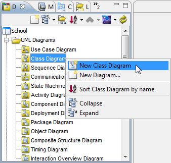 create class diagram