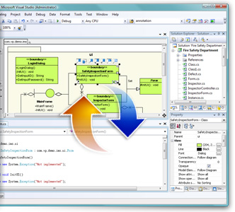 .NET round-trip code engineering