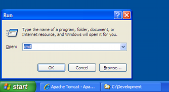 Open command prompt