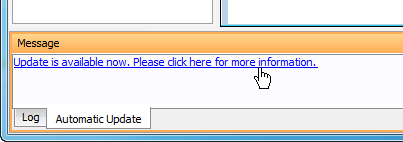 click on message