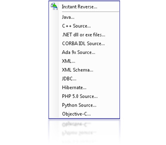 Instant reverse engineering