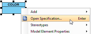 open class specification