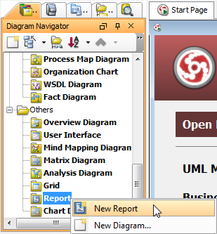 create report