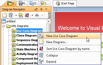 new use case diagram
