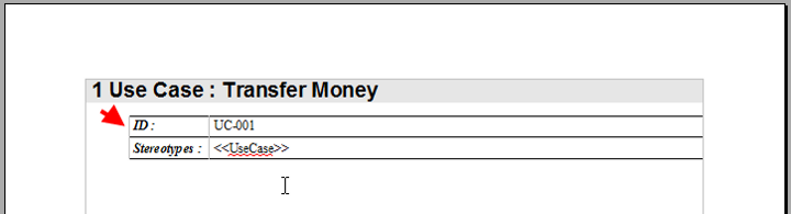 drag template to report writer