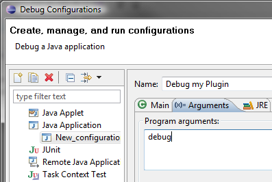 debug para
