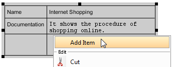 add item