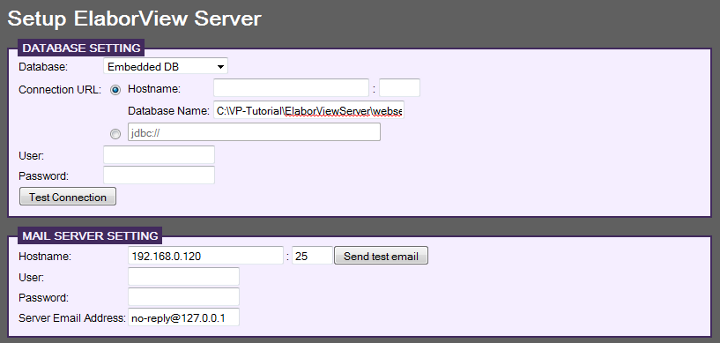 db and mail