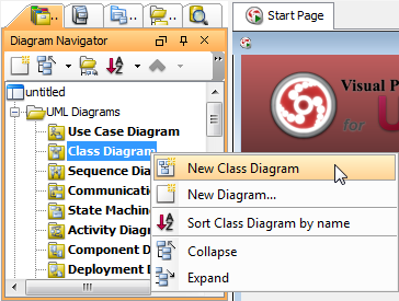 create class diagram