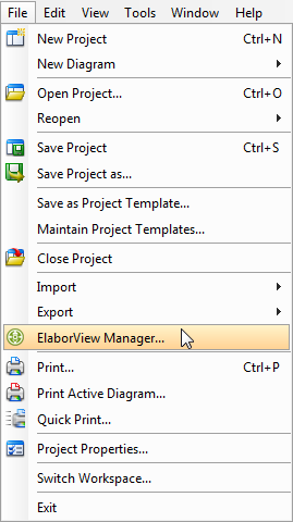 manage elaborview