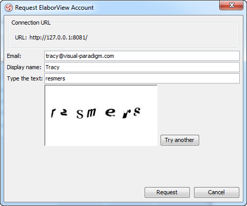 request account