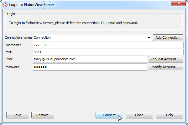 enter password
