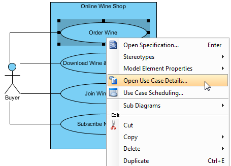 open use case details
