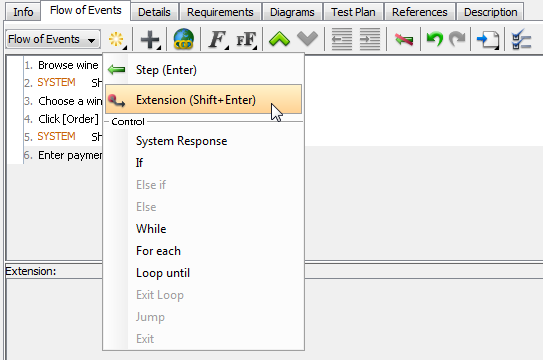 add extension