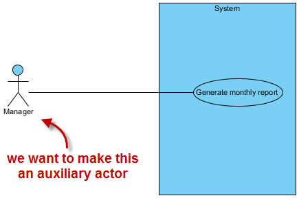 we want to make this an auxiliary actor