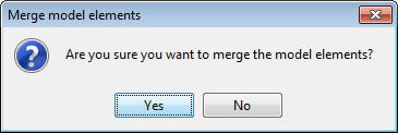 confirm to proceed with the merge