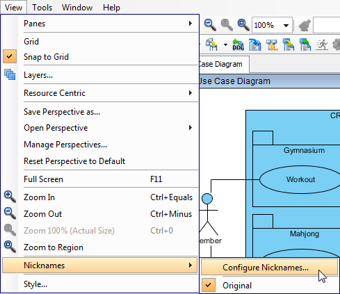 configure nickname