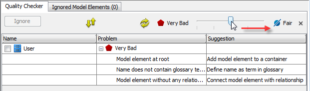 adjust slider
