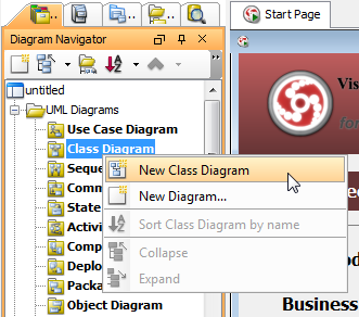 new class diagram