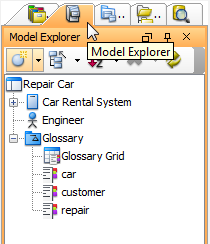 open model explorer
