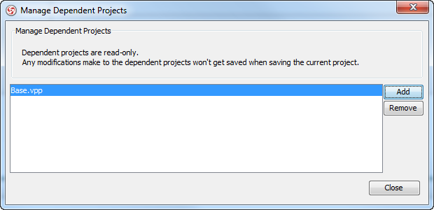 add project