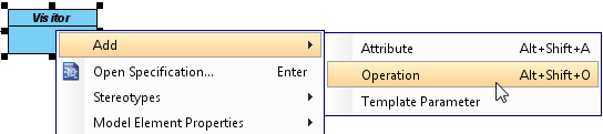 add oper to visitor