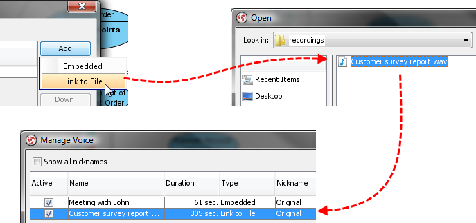 add voice